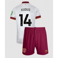 West Ham United Mohammed Kudus #14 Tredje trøje Børn 2024-25 Kortærmet (+ Korte bukser)